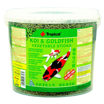 Obrázok TROPICAL-POND Koi-Goldfish Spirulina sticks 5L/450g