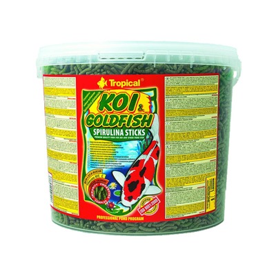 Obrázok TROPICAL-POND Koi-Goldfish Spirulina sticks 11L/900g