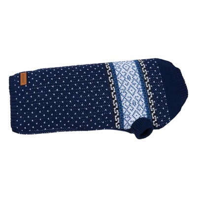 Obrázok Oblečenie pre psa sveter Bergen 23 cm modrý