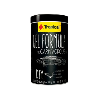 Obrázok TROPICAL Gel Formula carnivore 1000ml: 105g produktu = 300g želé - mäsožravé ryby