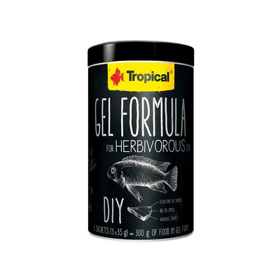 Obrázok TROPICAL Gel Formula herbivore 1000ml: 105g produktu = 300g želé - bylinožravé ryby