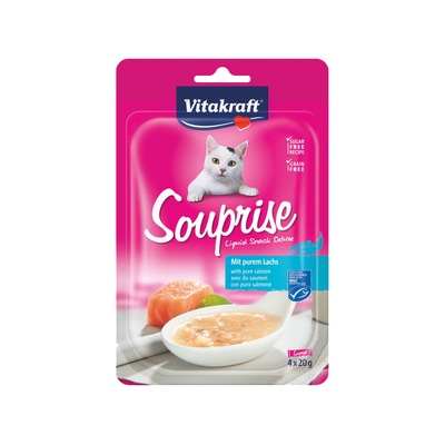 Obrázok VITAKRAFT- Soupprise losos 4x20g polievka